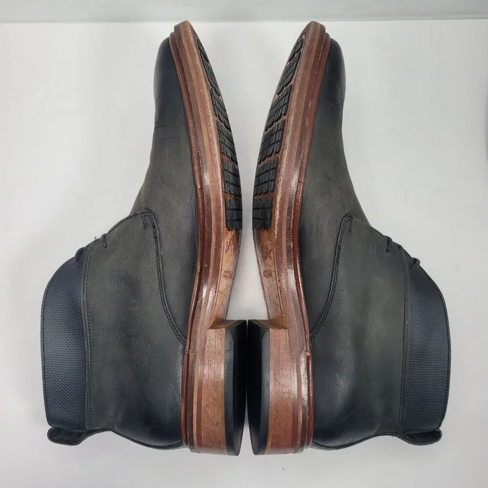 Cole Haan Colton Men's Black & Grey Leather Chukka Boots C20111 US Size 9.5M - Picture 6 of 8